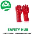 Red PVC gloves Kenya