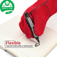 Cowsplit safety leather gloves