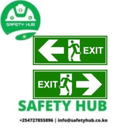 Exit signs in Kenya