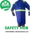 Royal blue reflective dust coats