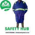 Royal blue reflective dust coats Nairobi