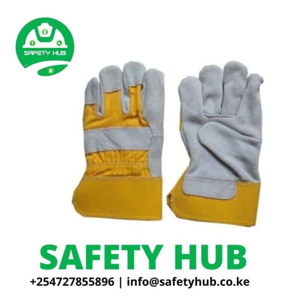 Safety leather gloves