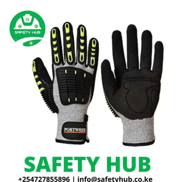 Impact reducing cut resistant gloves