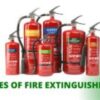 types of fire extinguishers