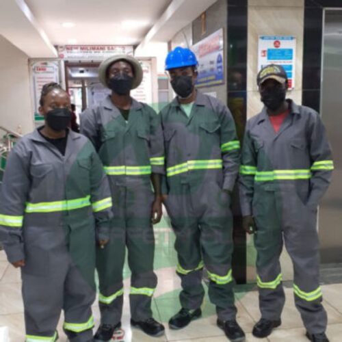 Safety overalls in Kenya