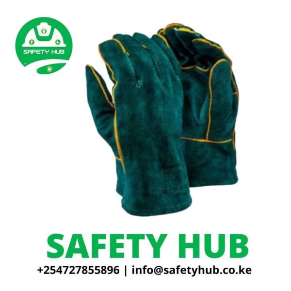 Wrist length Welding leather glove