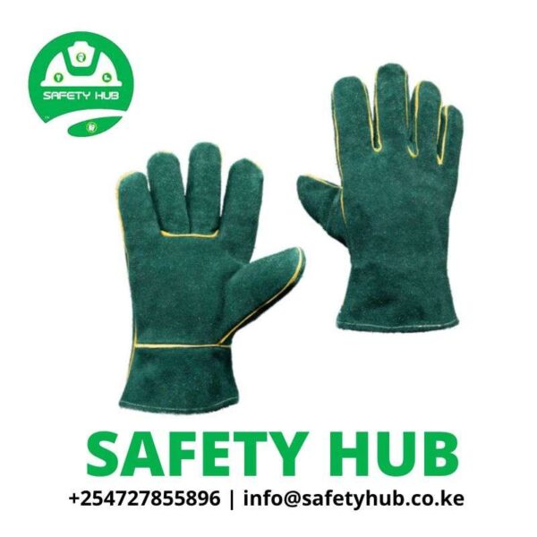 Wrist length Welding leather glove