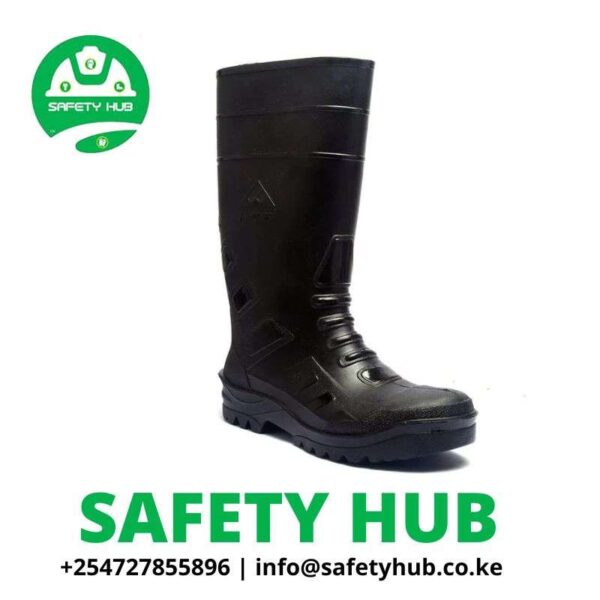 black ace steel toe gumboots