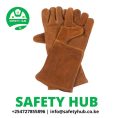 Brown Leather Welding Gloves