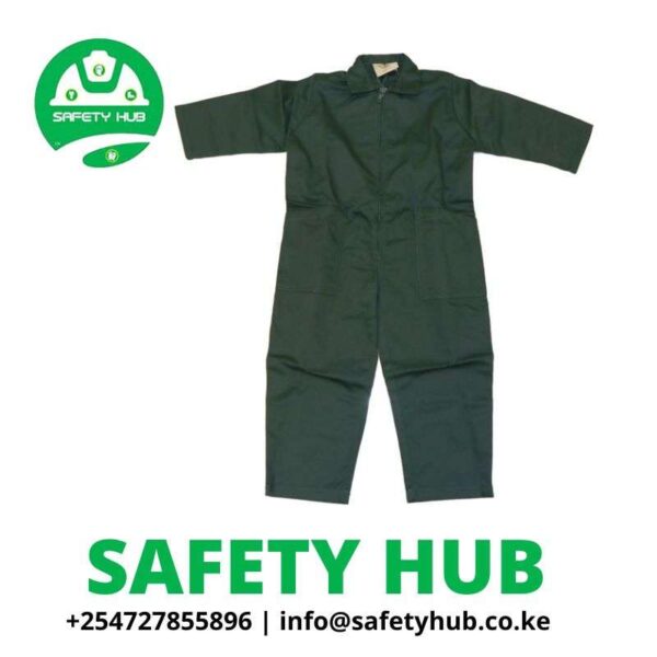 Jungle green safety overall