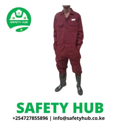 Maroon Safety Overall