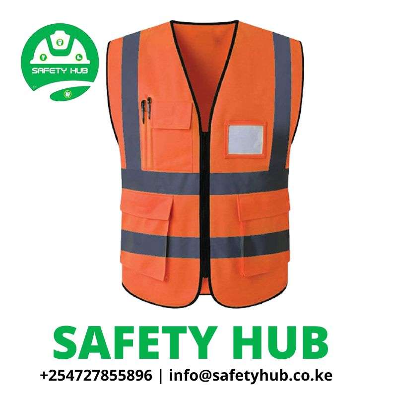 Executive orange reflector jacket - PPEs and Work Wear Supplier