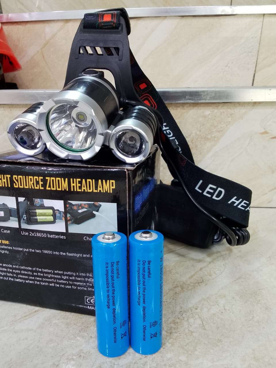 Dual Light Source Zoom Headlamp Price