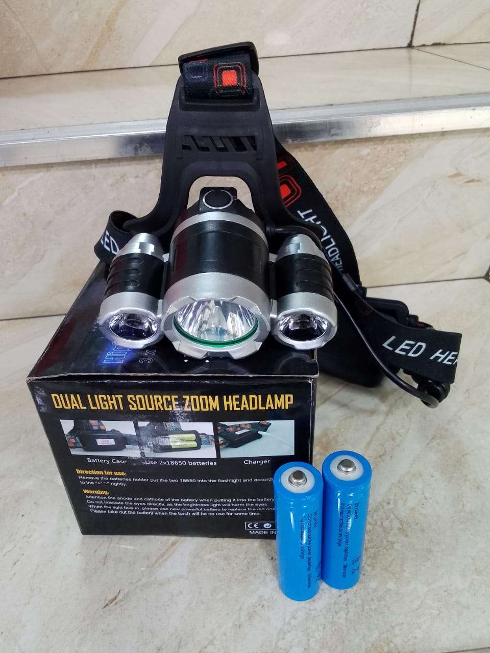 Dual Light Source Zoom Headlamp Price