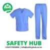 Sky blue medical scrubs