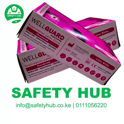 WellGuard Powdered Examination Latex Gloves