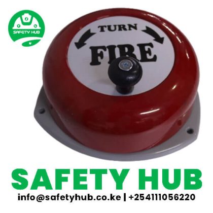 Manual fire gong bell