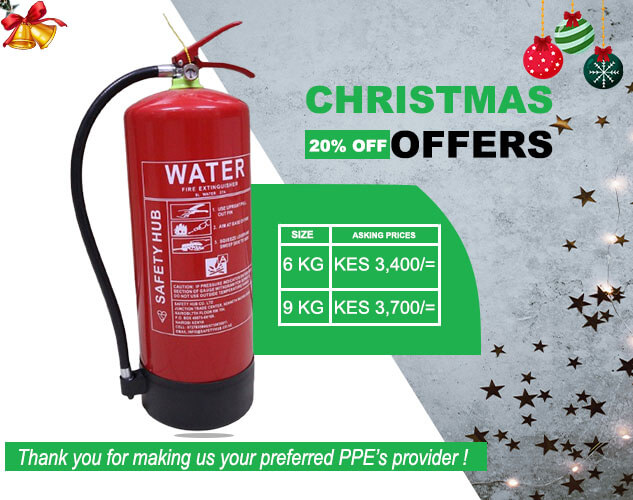 Water fire extinguishers offers