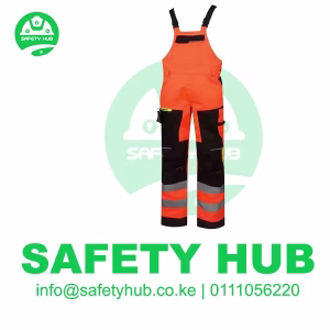 High Visibility Overalls with Cargo Pockets