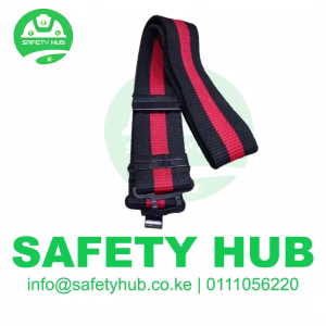 Black Security Belt with Red Stripe