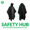 Black Waterproof Poncho