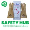 Electrical Insulated Rubber Gloves 33000 Volts