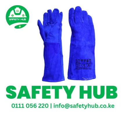 Welding Gloves Blue Color