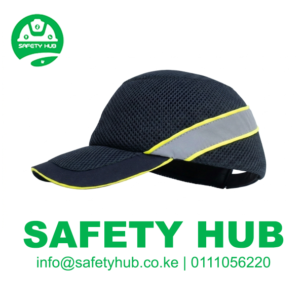 Navy Blue Bump Cap Navy Blue Bump caps with a reflective tape for maximum visibility