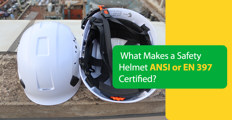 What makes a safety helmet ansi EN certified