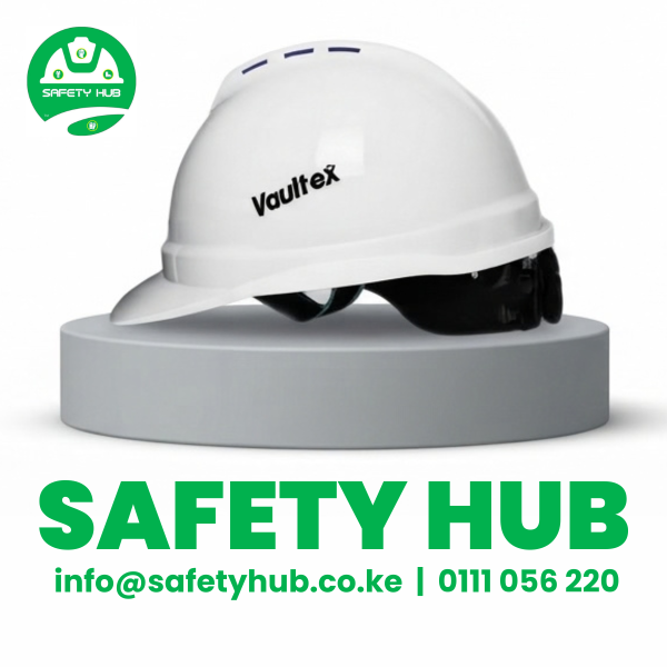 White Vaultex Industrial Helmets White Vaultex Industrial Helmets