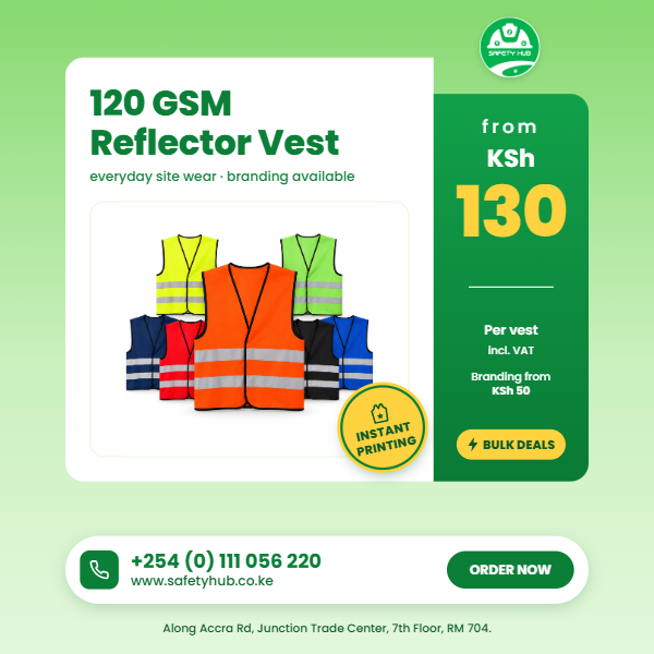 120 Gsm Zipped Reflector Vest