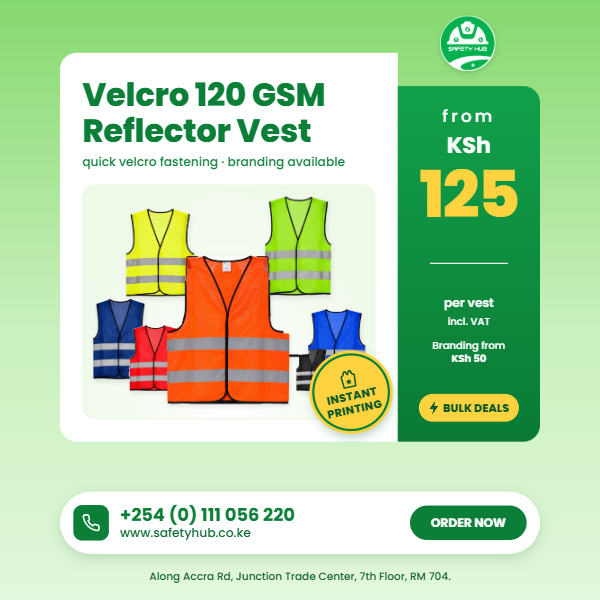 120 Gsm Velcro Reflector Vest